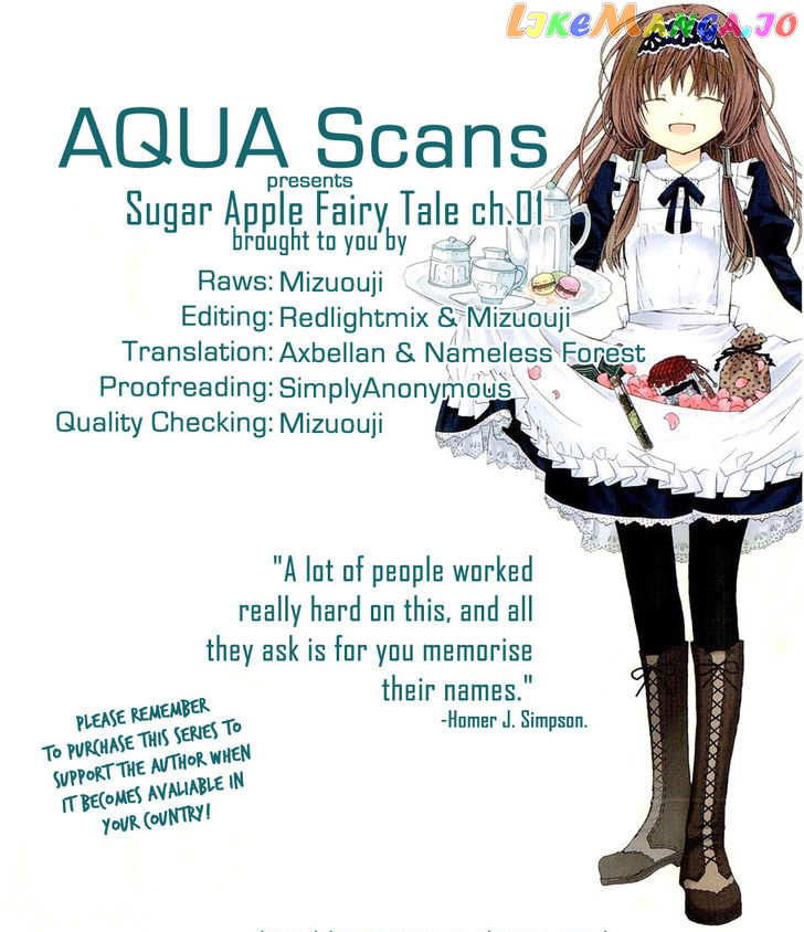 Ginzatoushi To Kuro No Yousei – Sugar Apple Fairytale chapter 1 - page 1