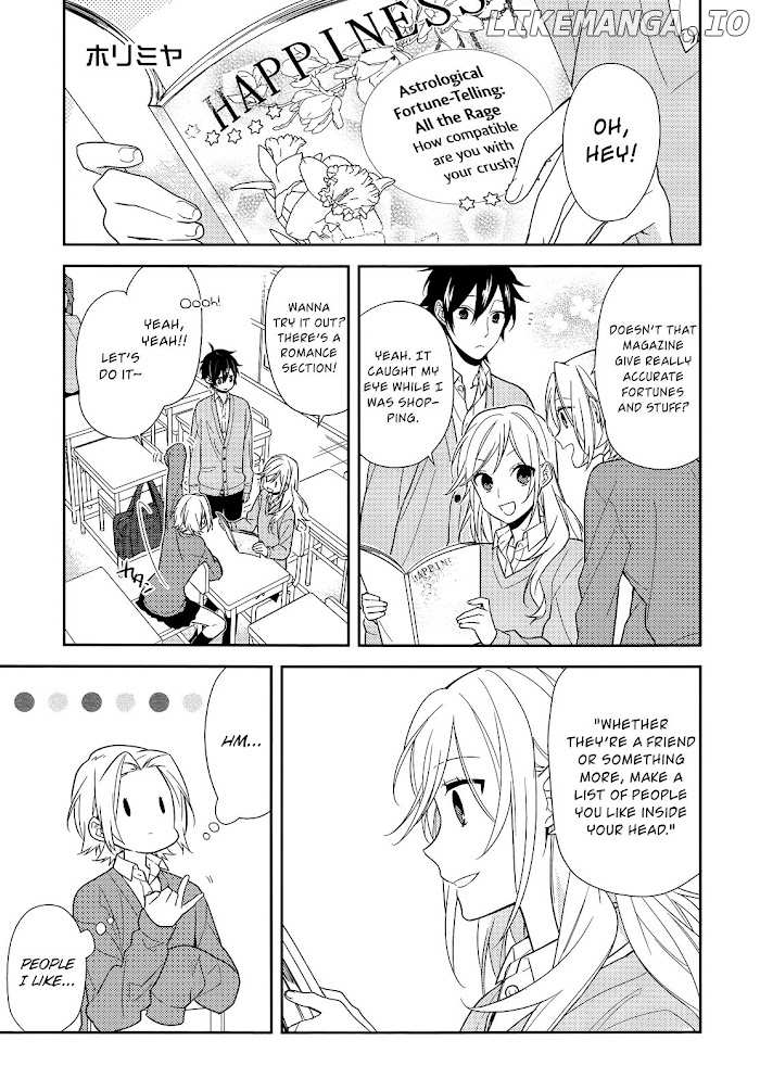 Hori-san to Miyamura-kun chapter 54 - page 1