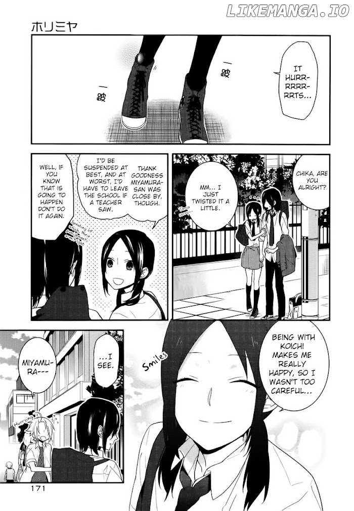 Hori-san to Miyamura-kun chapter 22 - page 2