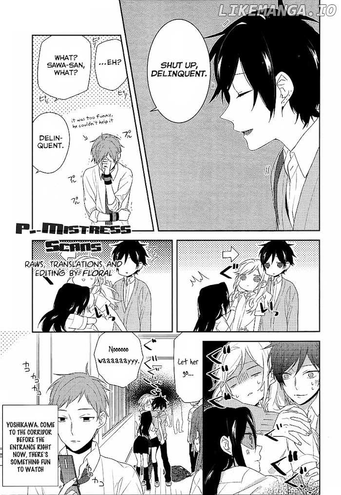 Hori-san to Miyamura-kun chapter 29 - page 15