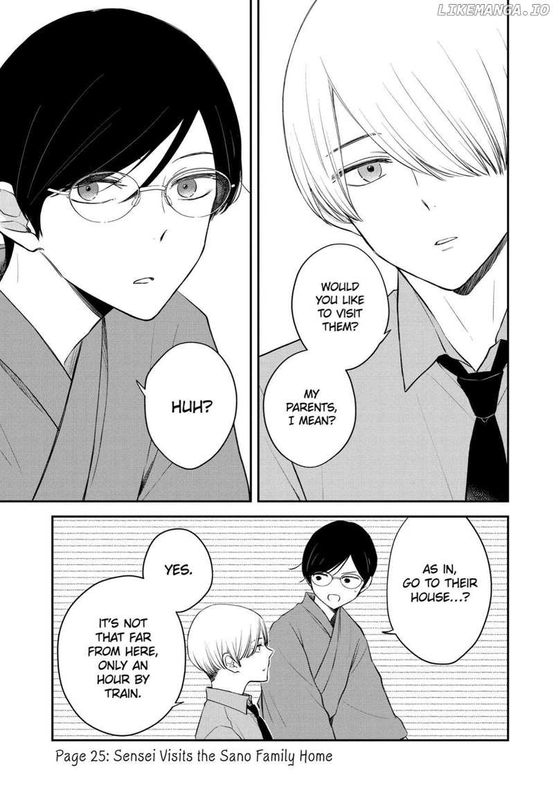 My Housemate Sano-kun Is Just My Editor Chapter 25 - page 1