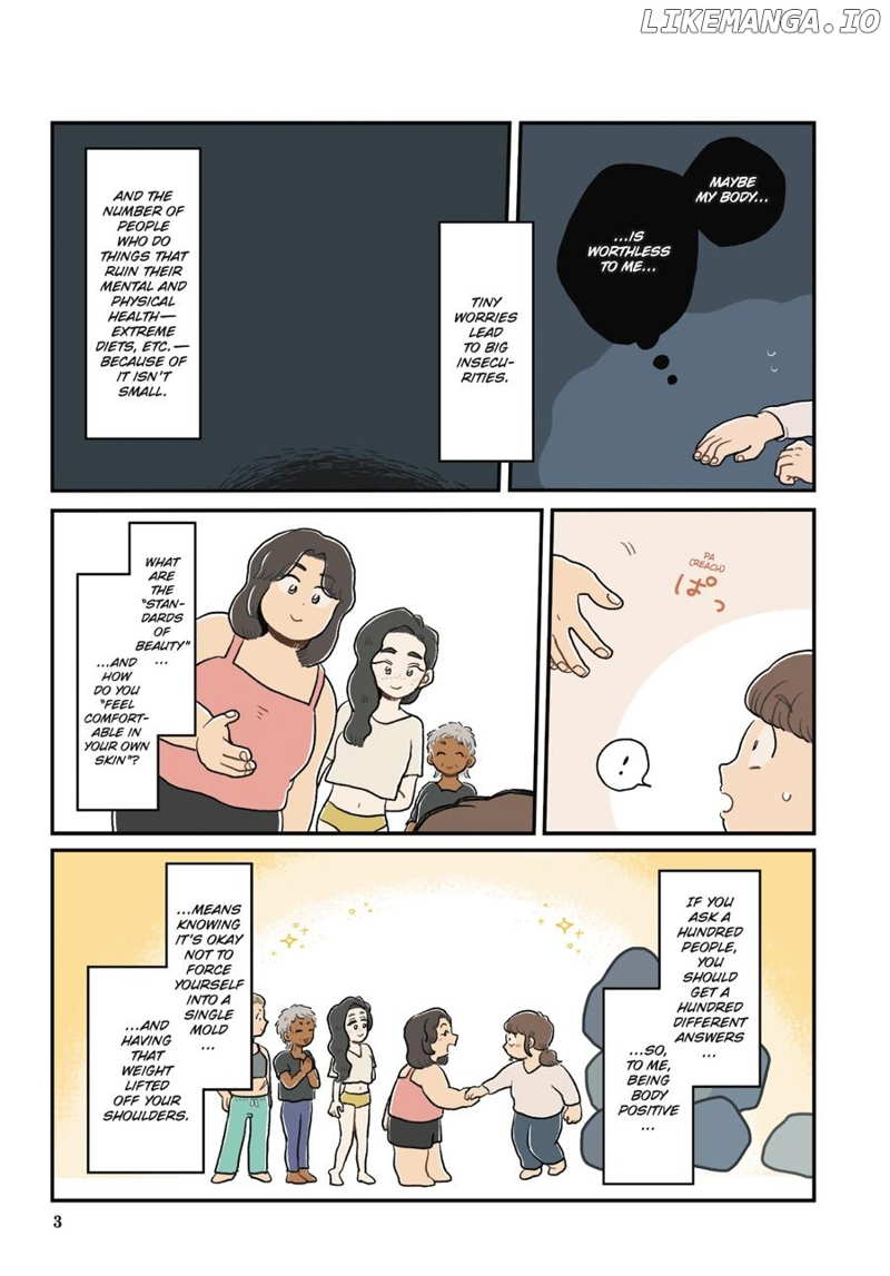 Jibun Size de Ikou Watashi nari no Body Positive Chapter 0.1 - page 4